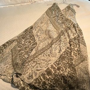 Dressbarn Sage Green Boho Sundress